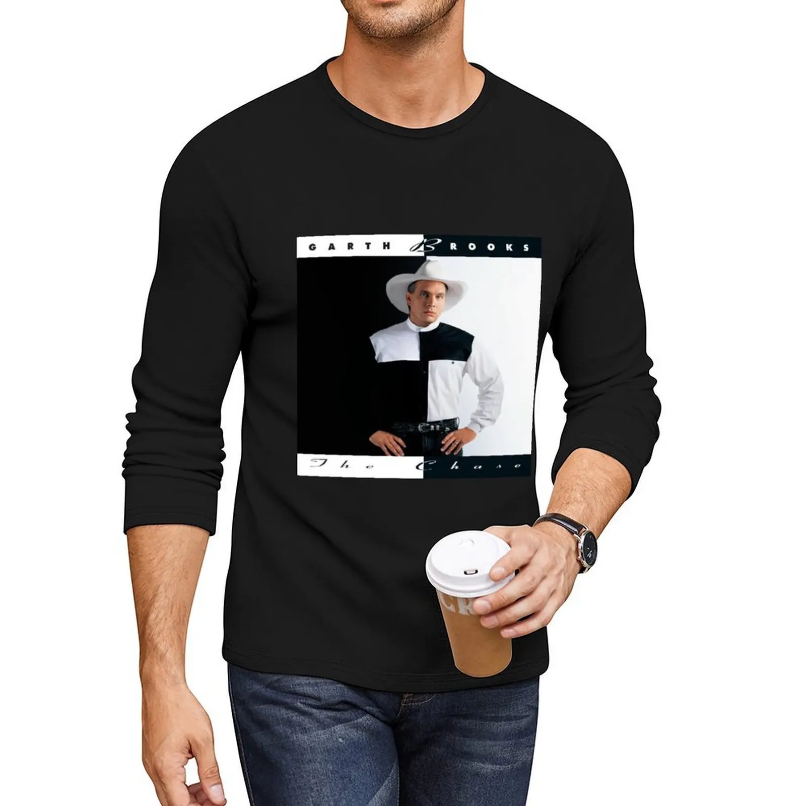 

Garth Brooks The chase Long T-Shirt custom t shirt funny t shirts man clothes boys animal print shirt men workout shirt