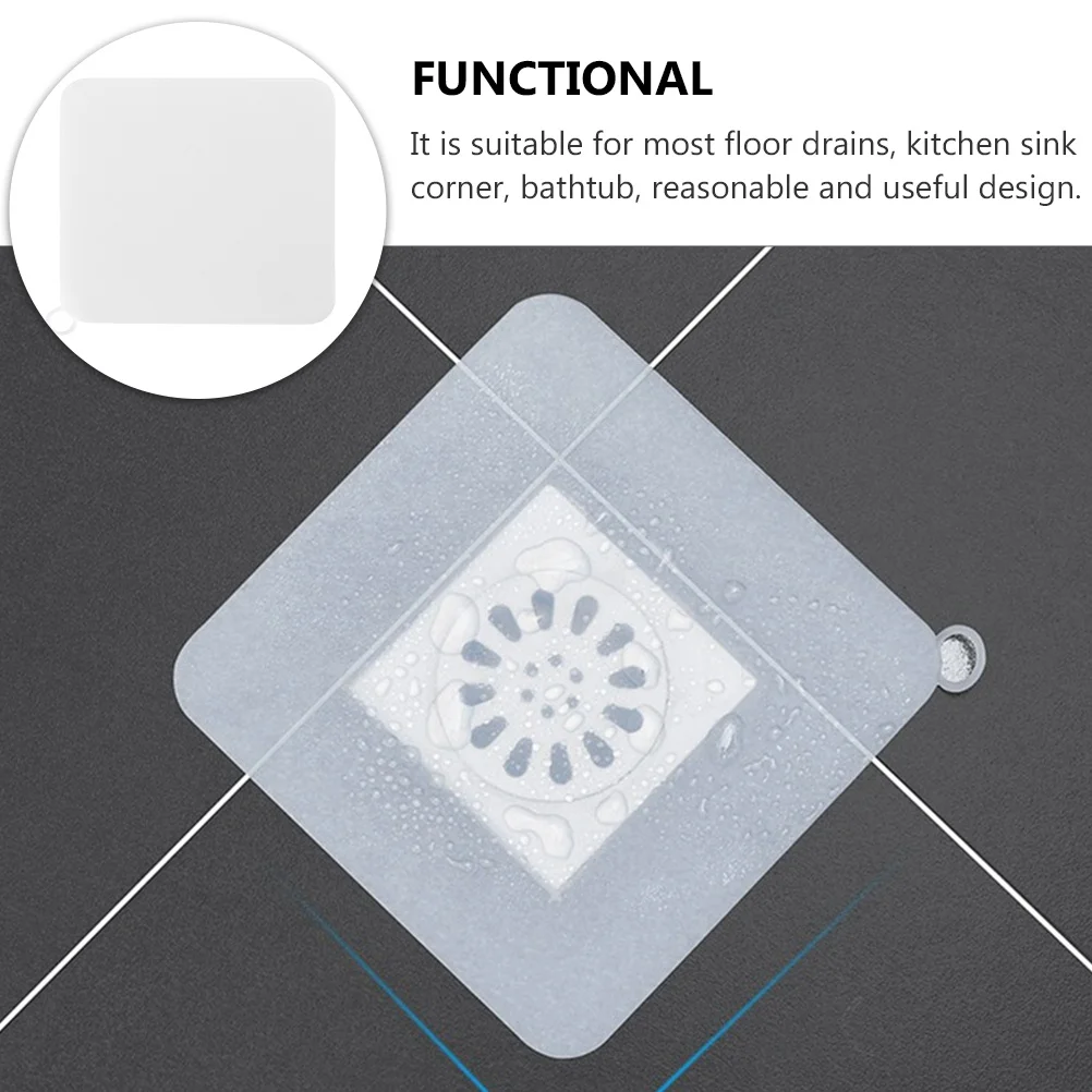 

2 шт. квадратная крышка для слива пола с защитой от насекомых, защита от запаха, блокировка воды для ванной комнаты, кухонная раковина, угловые сливные крышки для ванны