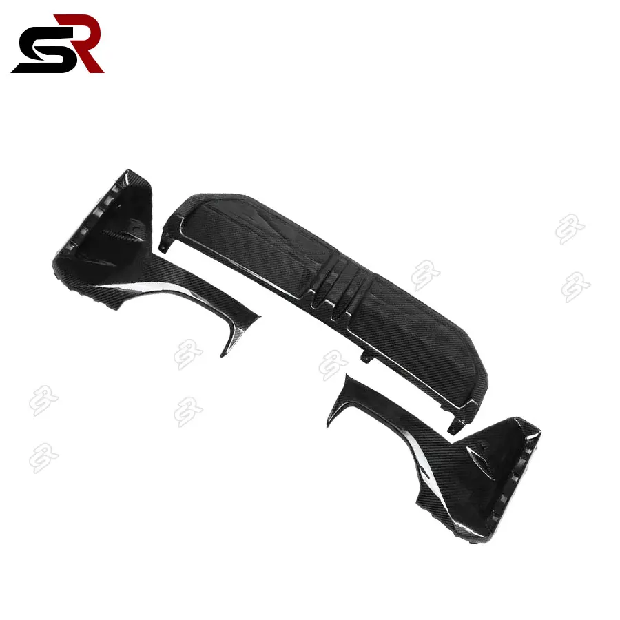 For BMW 3 Series G20 G28 2023+ MP Style Carbon Fiber Rear Lip Diffuser Competitive Back Bumper Spoiler body kit