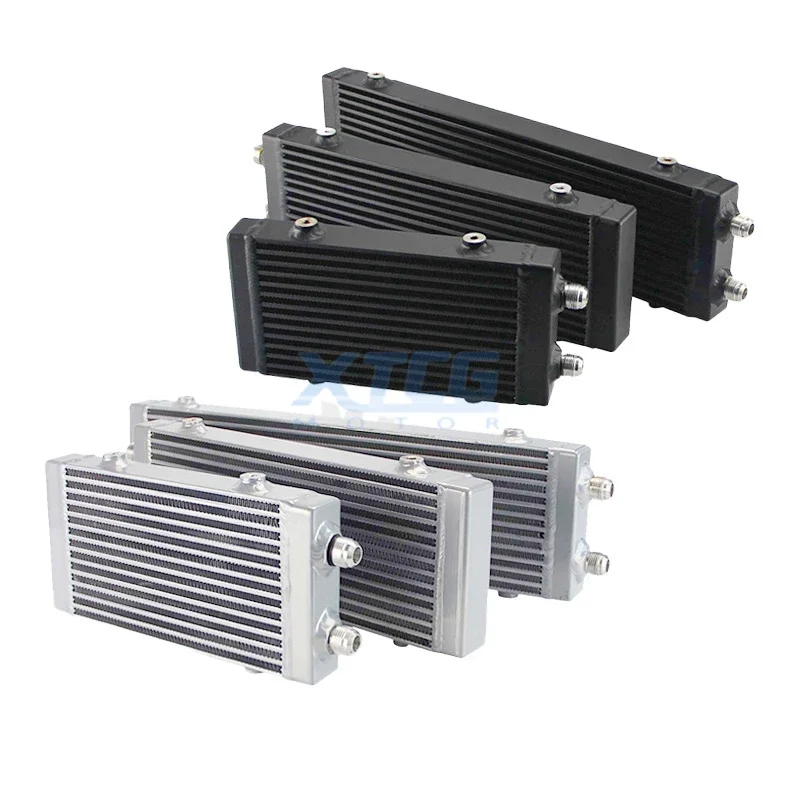 4Новое поступление, универсальный размер, двухканальная пластина, ребра, масляный радиатор, одностороннее входное отверстие для автомобильных теплообменников 4Новое поступление, универсальный размер, двухканальная пластина, ребра, масляный радиатор, одностороннее входное отверстие для автомобильных теплообменников