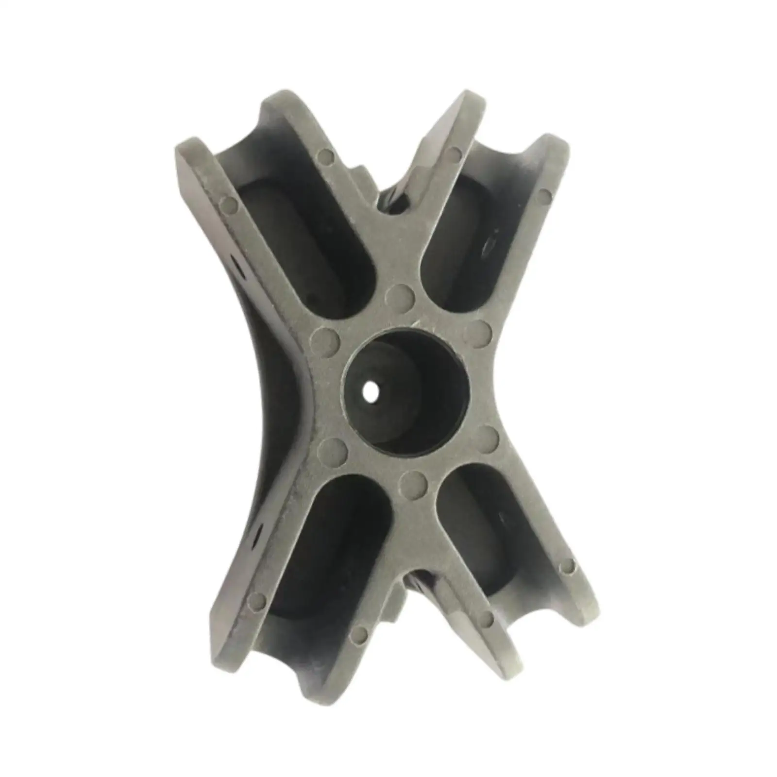 Camp Car Underframe Cross Part Multipurpose Professional Repair Parts Sturdy High Performance Gray RV Base Single Cross Fitting