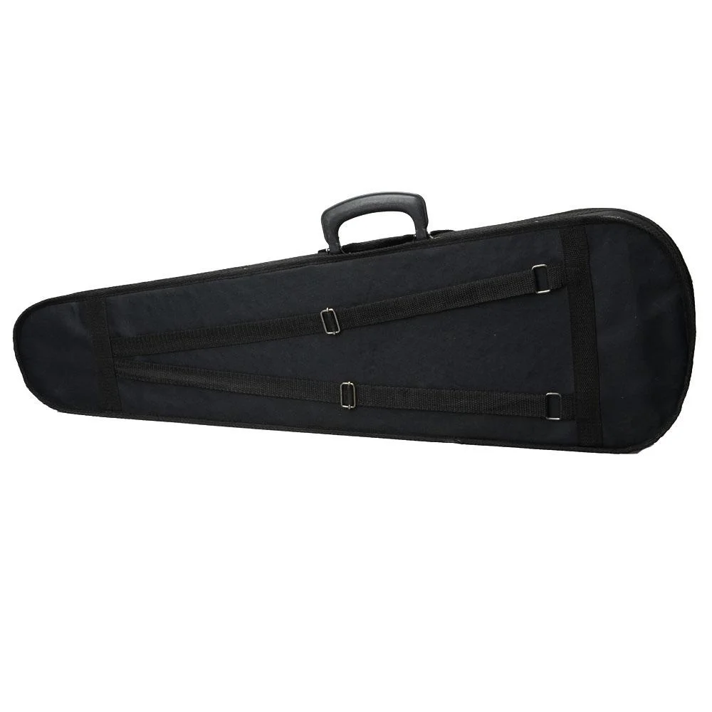 NAOMI Red Violin Case1/8 1/4 1/2 3/4 Size Professional Triangular Shape Violin Hard Case Red Inside Violin Parts Accessories