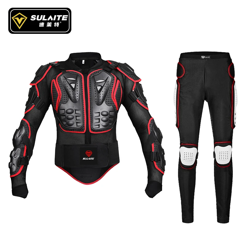 

SULAITE Motorcycle Armor for Men and Women Comfortable Breathable Wear-resistant Off-road Protection Riding Full Protective Gear