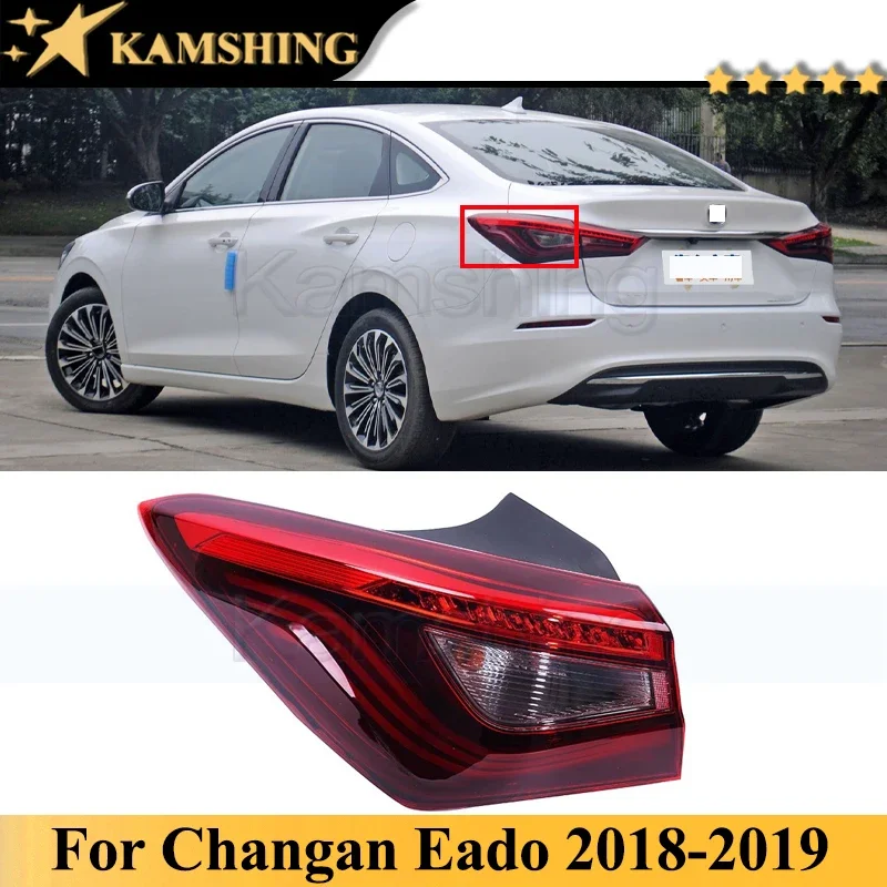 

Kamshing For Changan Eado 2018 - 2019 Outer Rear Bumper Tail Light Lamp Taillights Taillamps Brake Light Stop Light