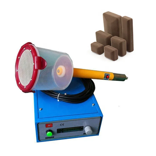 Small Automatic Electrostatic Flocking Machine Jewelry Packaging Box Fluff Spraying Machine Glued Surface Flocking Machinery