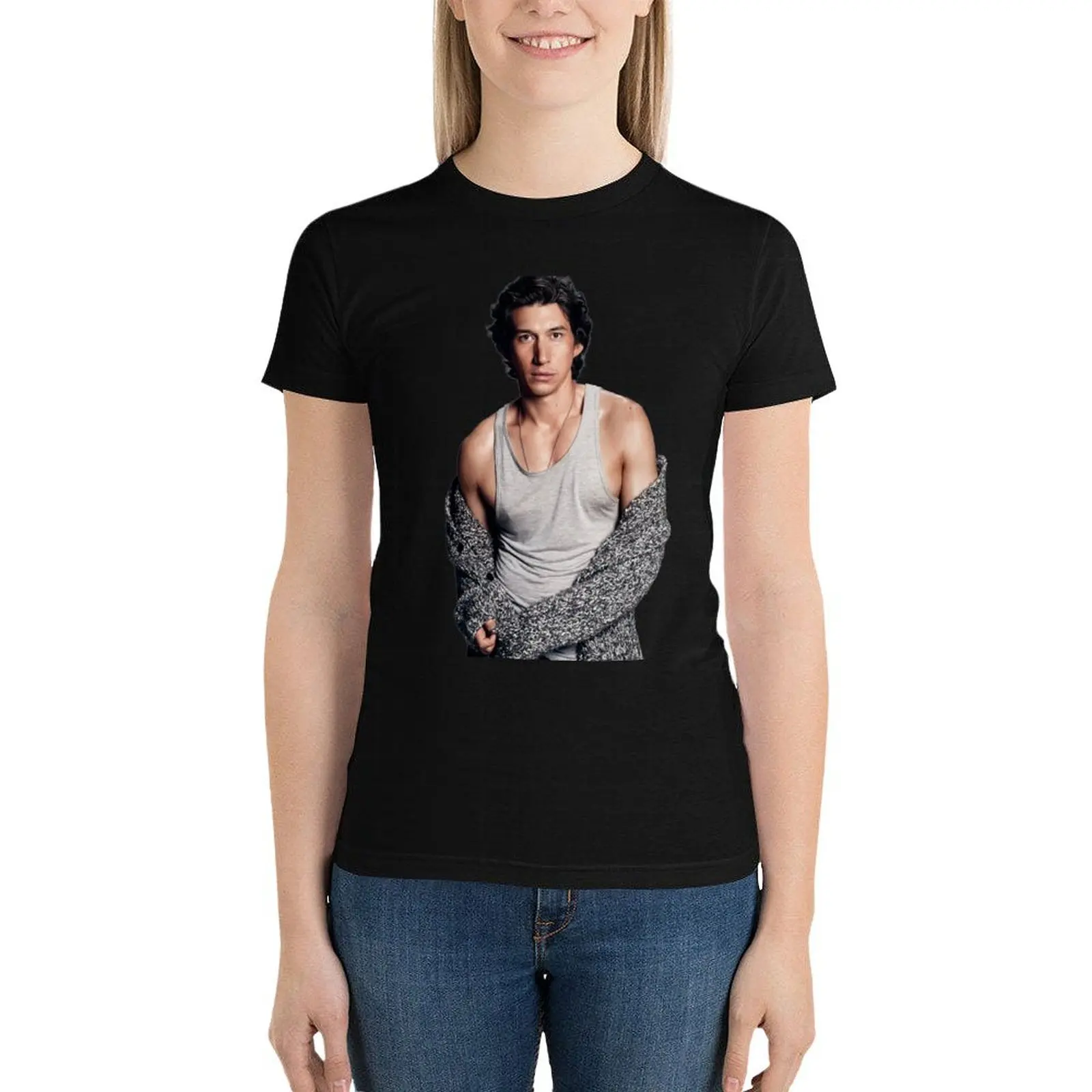 

Adam Driver T-Shirt oversized tees clothes for woman