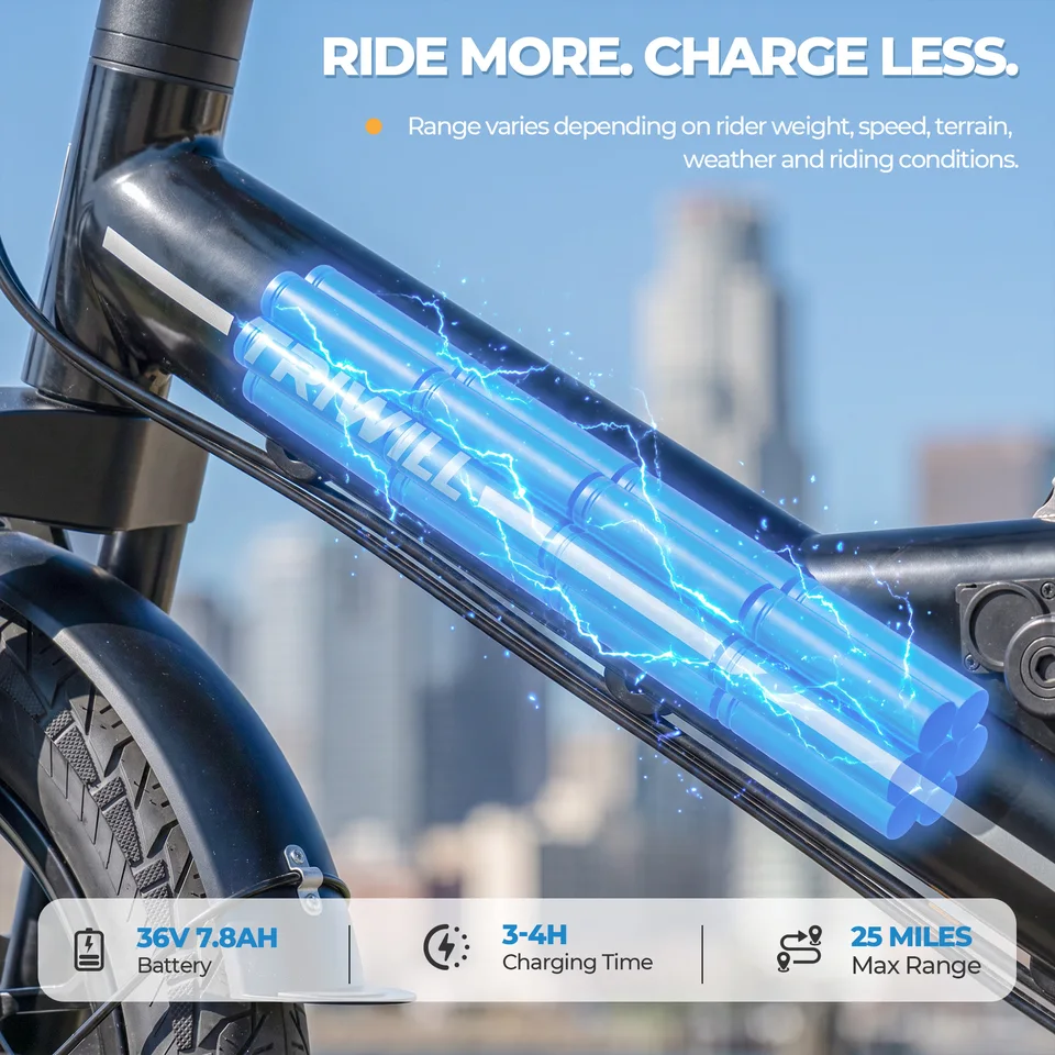 14 Inch Electric Bike Folding City Electric Bicycle 1000W Peak Adult Students Commuter E-Bike Pedelec 350W Motor 7.8Ah Battery Shock Absorbing Fork Mini Ebike Max 27km/h 10-12km Range Suitable Mechanical Disc Brakes Outdoor Camping Black Pink White image 8