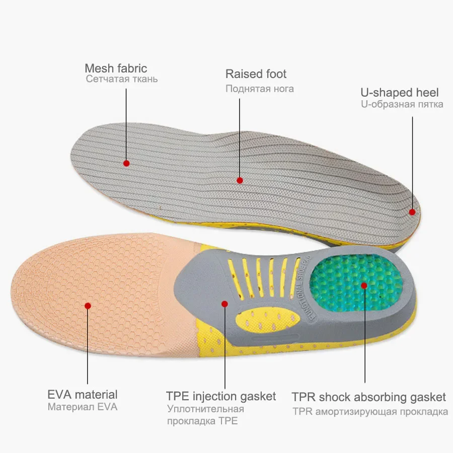 Solette ortopediche MIJIA plantari plantari piede piatto suola sanitaria per scarpe inserto plantare supporto plantare fascite plantare solette per la cura dei piedi