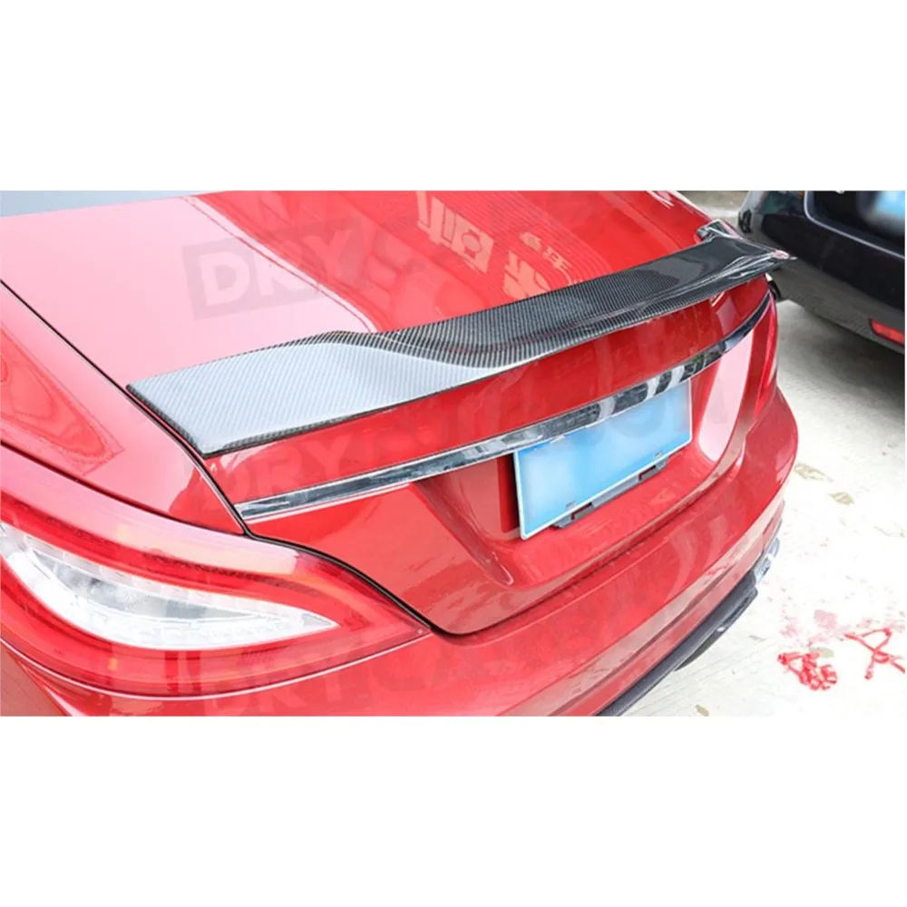 Carbon Fiber Duckbill Rear Trunk Wing Spoiler For Benz CLS Class W218 CLS300 CLS350 CLS500 CLS550 CLS63 Sedan 2012-2017 Wings