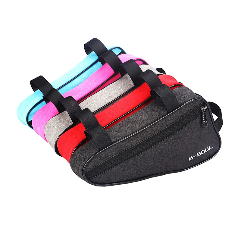 Bicycle Triangle Bag Front Tube Frame Saddle Storage Bag Waterproof Pouch Durable Bike Versatile Durable Bag Bicycle Accessories