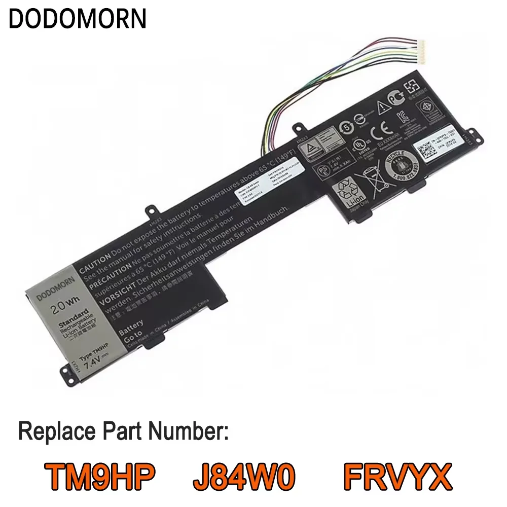Factory Direct TM9HP Laptop Battery For Dell Latitude 13 7350 7000 Keyboard Dock FRVYX J84W0 8K1VJ R89JJ