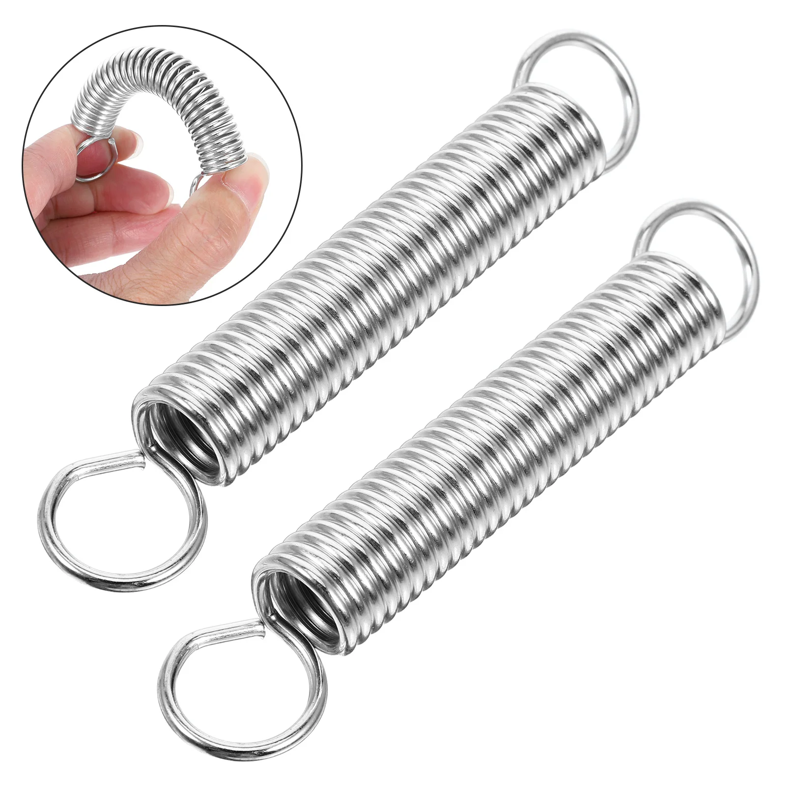 

2pcs Extension Support Spring For Micro Tiller Agricultural Machinery Tension Spring Steel Wire Stable Bumper Assembly