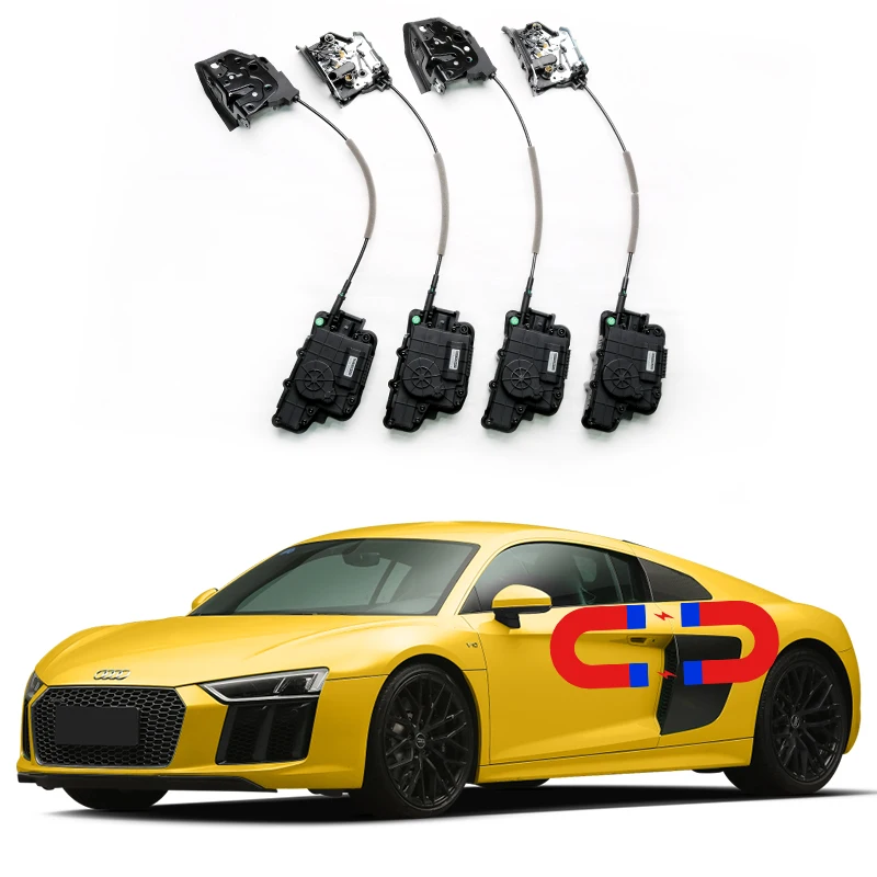 For Audi R8 Electric suction door Automobile refitted automatic locks accessories door Soft Close auto Power tools