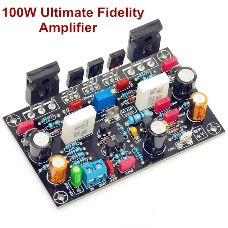 SOTAMIA 100W Ultimate Fidelity Amplifier Class AB MOS Tube IRFP240.9240 Field Effect Power Amplifier Board Amplificador Audio