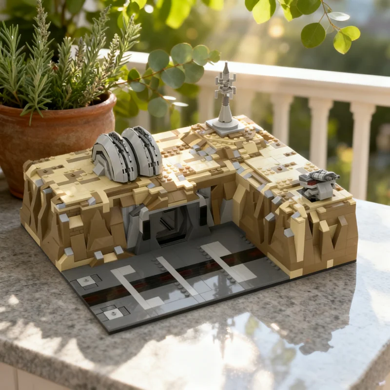 

NEW 1206PCS MOC Space Battle Clone Base V1 Model Building Blocks Collectible Display DIY Creative Bricks Gift Decoration Home