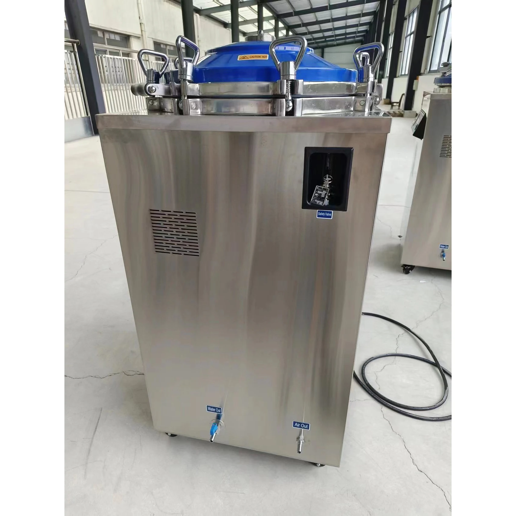 

35L 50L 75L 100L 120L 150L Vertical Bolt Structure High Temperature Autoclave Pressure Steam Sterilizer