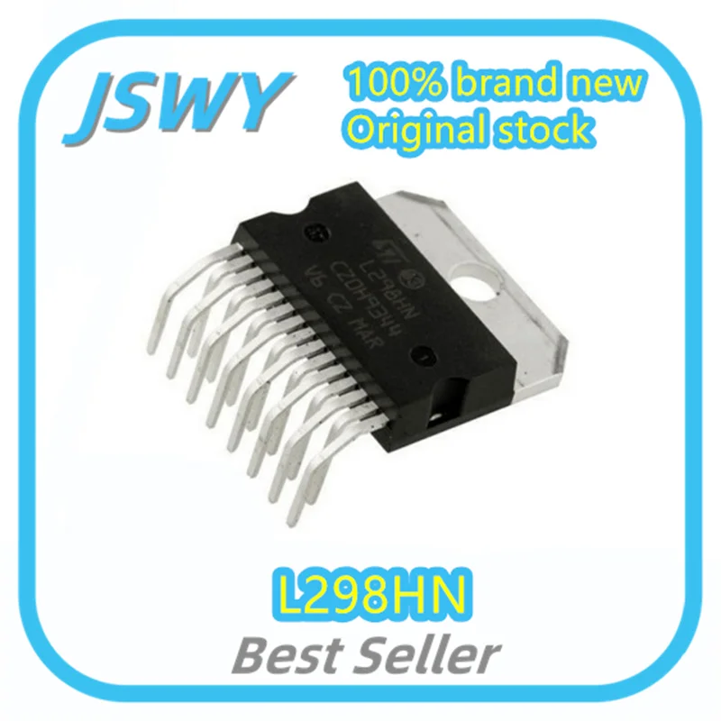 (5/10 pcs) L298HN L298 ZIP-15 Dual Full Bridge Driver,Low Noise Chip IC New Original Bestselling item, fast shipping