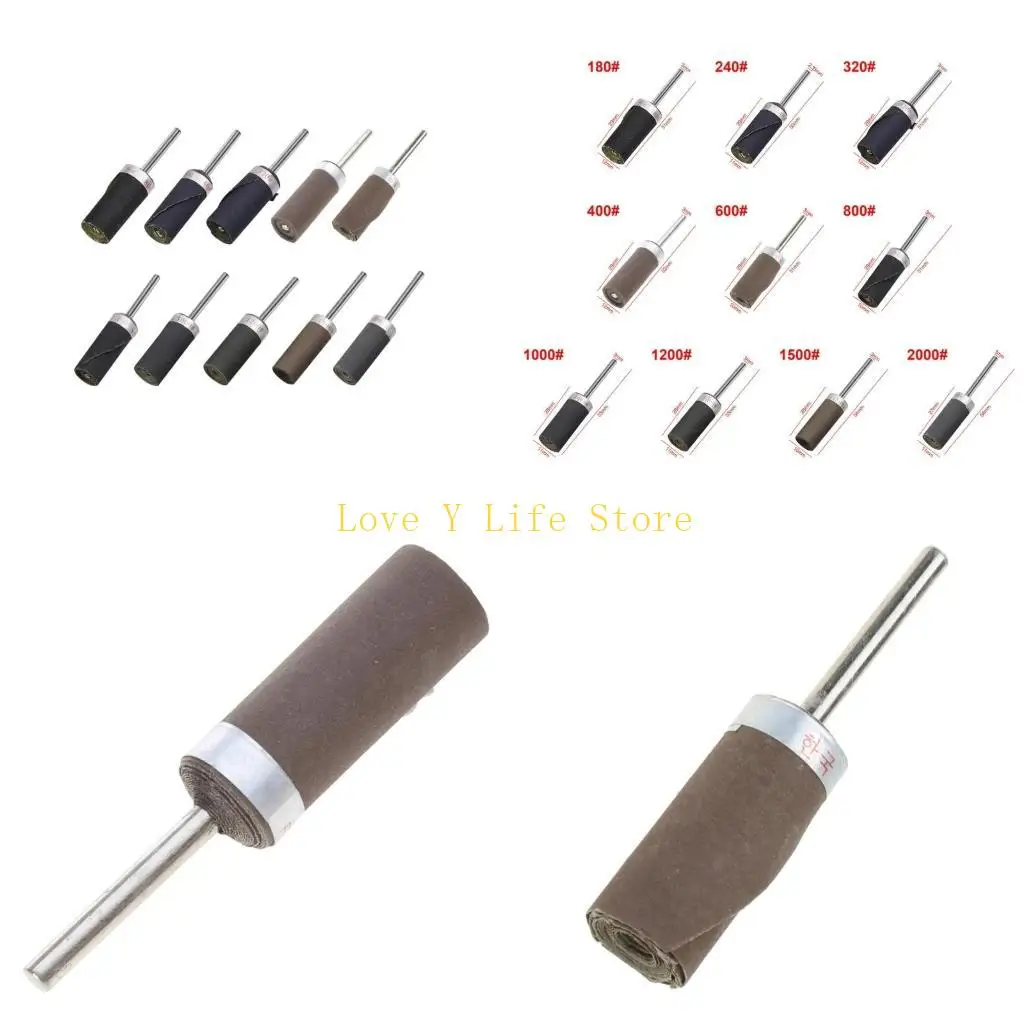 L74C GRIT 180 a Barra carta sabbia pratica da 3 mm Strumento aste carta vetrata
