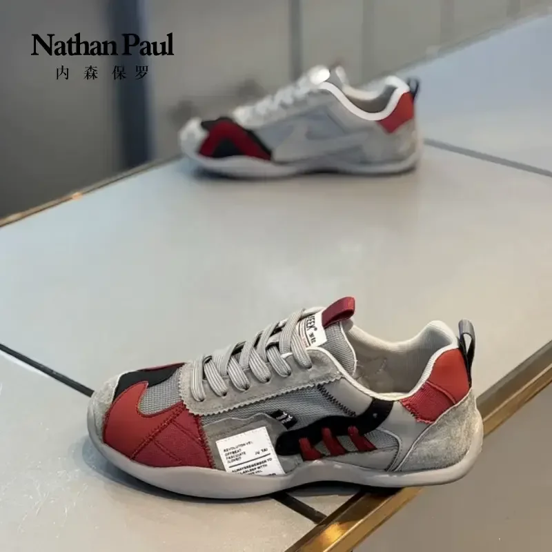 

Popular men's shoes mesh light and breathable casual sports shoes high quality fashion non-slip 2025