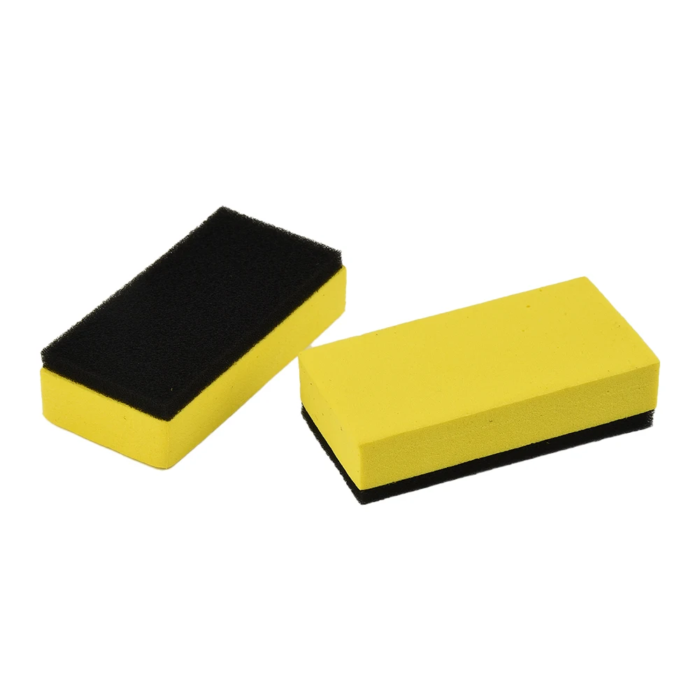 Blue Polishing Sponge Polishing Sponge Ceramic Coating Sponge Sponge Tool Wax Coat Applicator Yellow 10Pcs Black