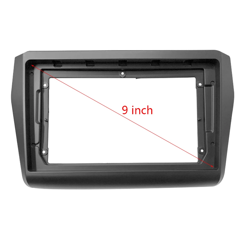 Car Radio Fascia For SUZUKI Swift 2017+ Auto Stereo ABS Plastic Dash Panel Mounting Bezel Faceplate Frame Kit