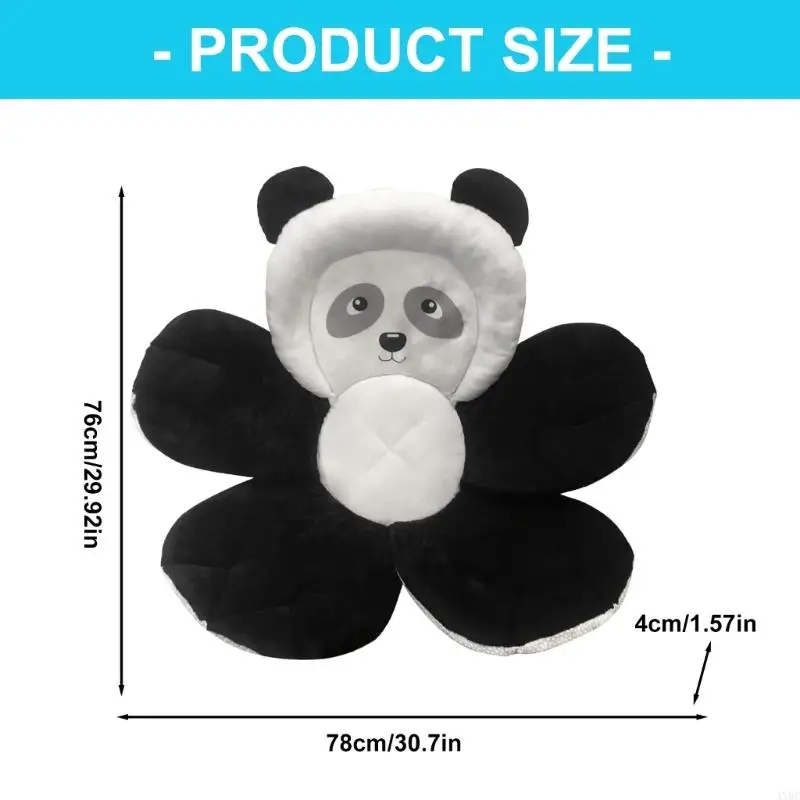 وسادة حمام للأطفال على شكل باندا سريعة الجفاف، وسادة مقعد حمام مريحة للرضع 4XBC