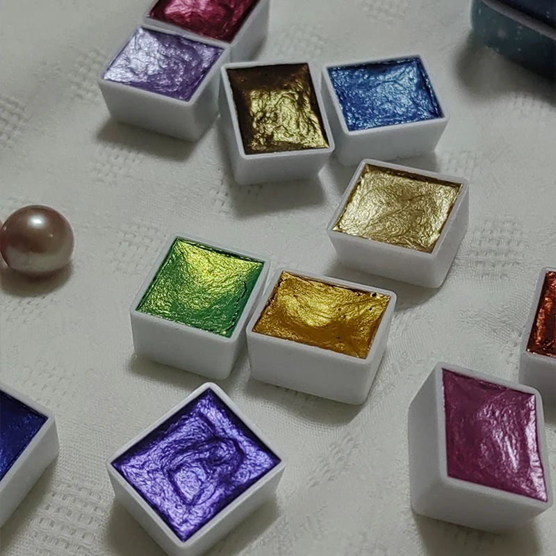 Metallic Luster Solid Watercolors