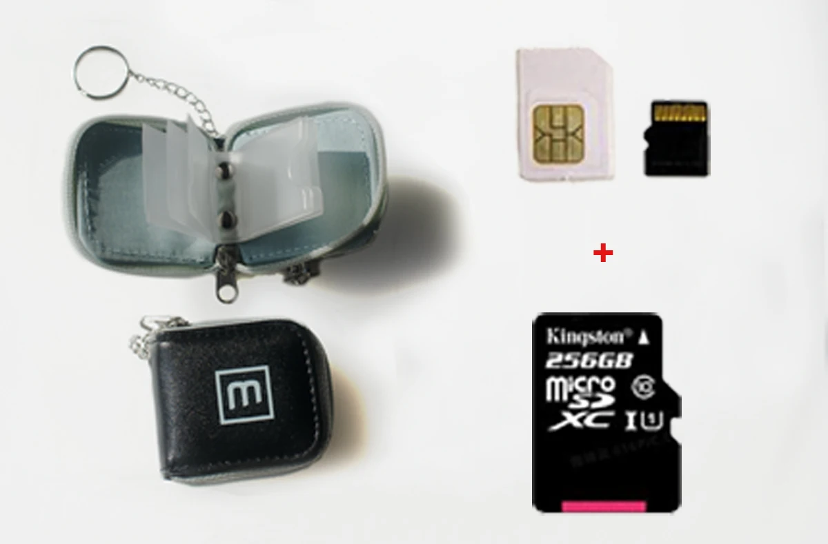 Mini Memory SD SIM Card Case Holder Storage Pocket Bag Carrying Key Chain Casual CF/Micro/MS/DS Travel Organizer - view 4