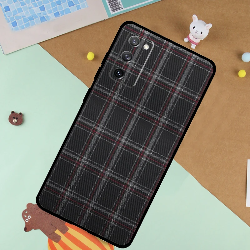 Buffalo Plaid Pattern Case For Samsung Galaxy S23 S22 Ultra S21 S20 FE S8 S9 S10 Note 10 Plus Note 20 Ultra Cover image 6