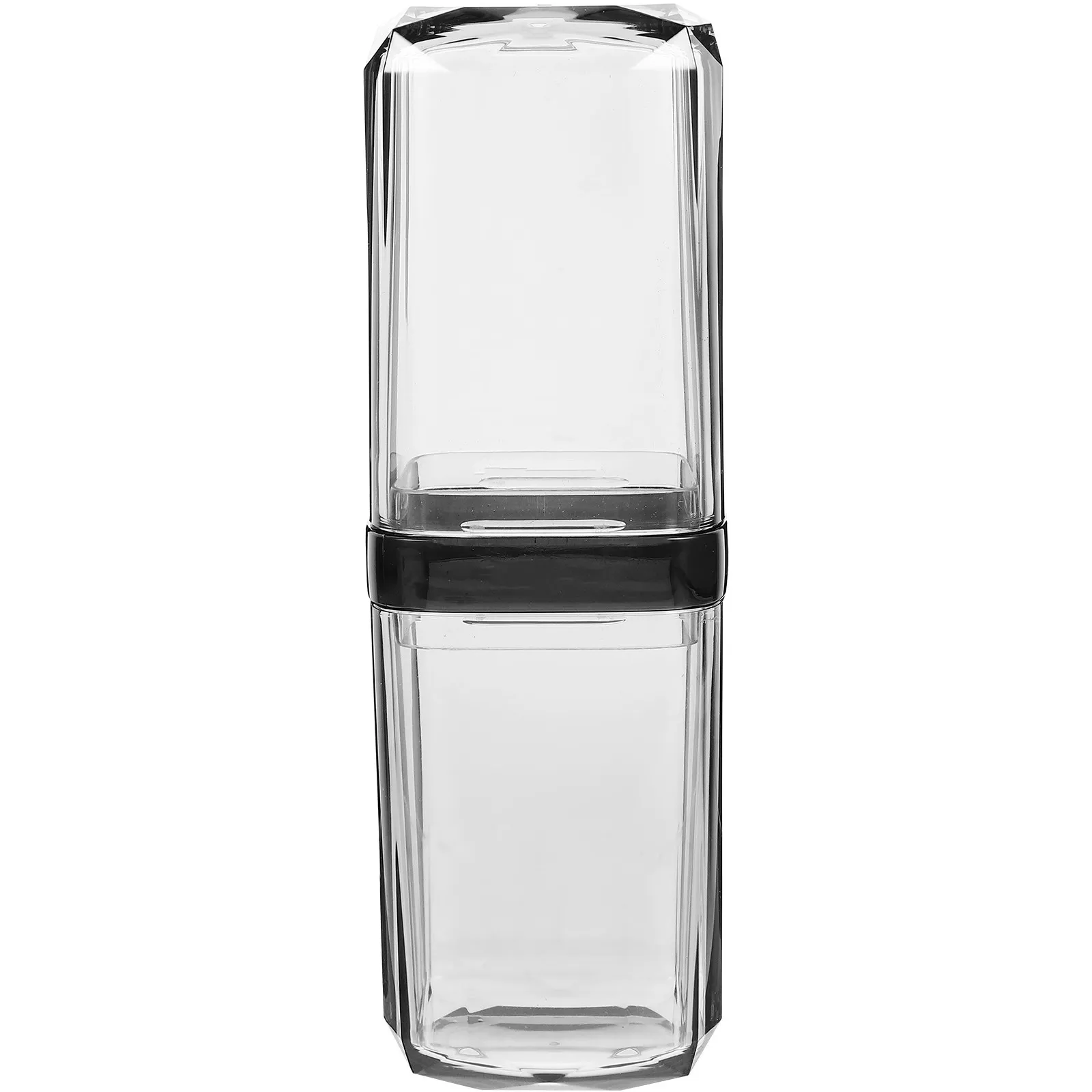 

Прочный дорожный стакан-держатель для зубной щетки с герметичной крышкой, легкий портативный футляр для хранения зубной щетки и зубной пасты для деловых поездок