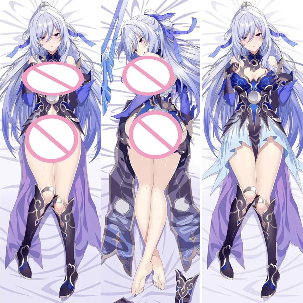 

Dakimakura anime Genshin Impact jingliu completely naked bewitching thighs Double-sided Print Life-size body pillows cover Adult