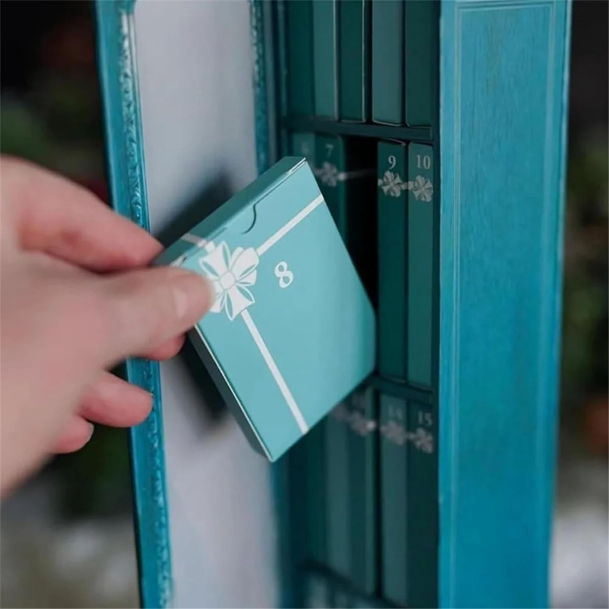 

A71P мини-книга с орнаментом, приключения, подарки для любителей книг, адвент-календарь, календарь обратного отсчета для рождественских книг для любителей книг