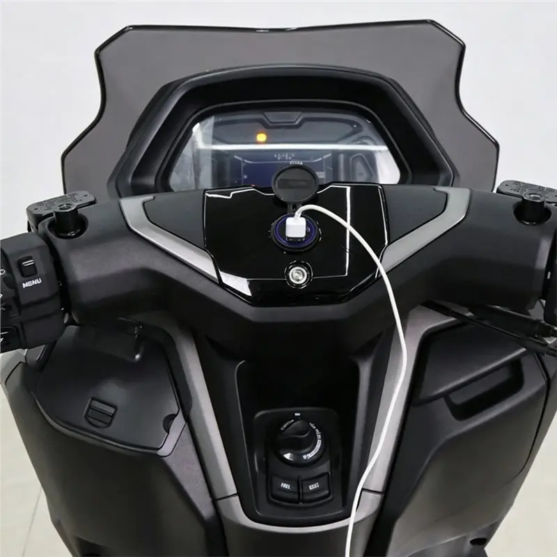 Motorcycle Handlebar Center Cover Accessories With USB Charging Function Charger For Yamaha NMAX155 NMAX125 V3 2025 2026