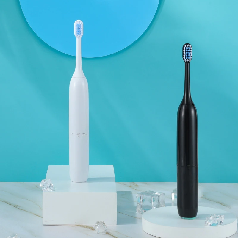 Electric Toothbrush for Adult, 6600RPM, with 1 Brush Head, Battery Powered Portable Electric Toothbrush for Travel Home