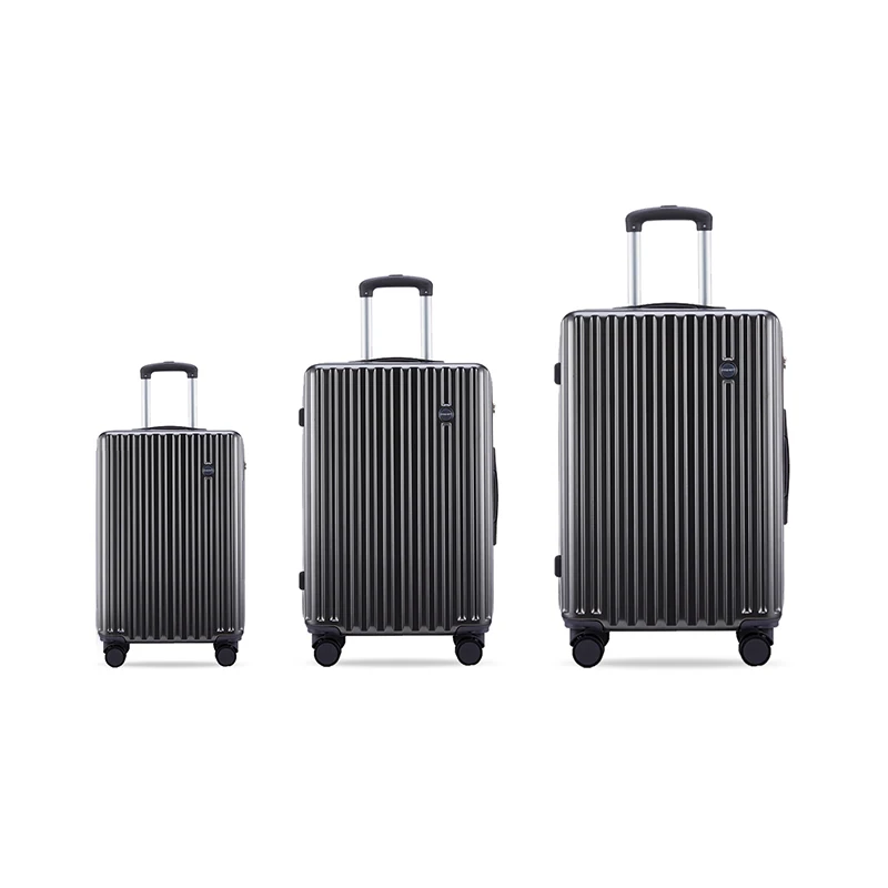 

3piece travel luggage set, swivel wheels, 18+24+28 inch luggage set