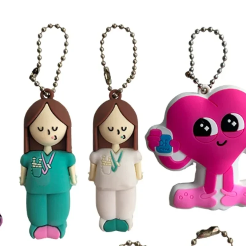 Ampoule Bottle Opener Keychain Syringe-Shaped Cutter Nurse Doctor Ampoule Bottle Opener Aid Medication Vial Breaker Tool