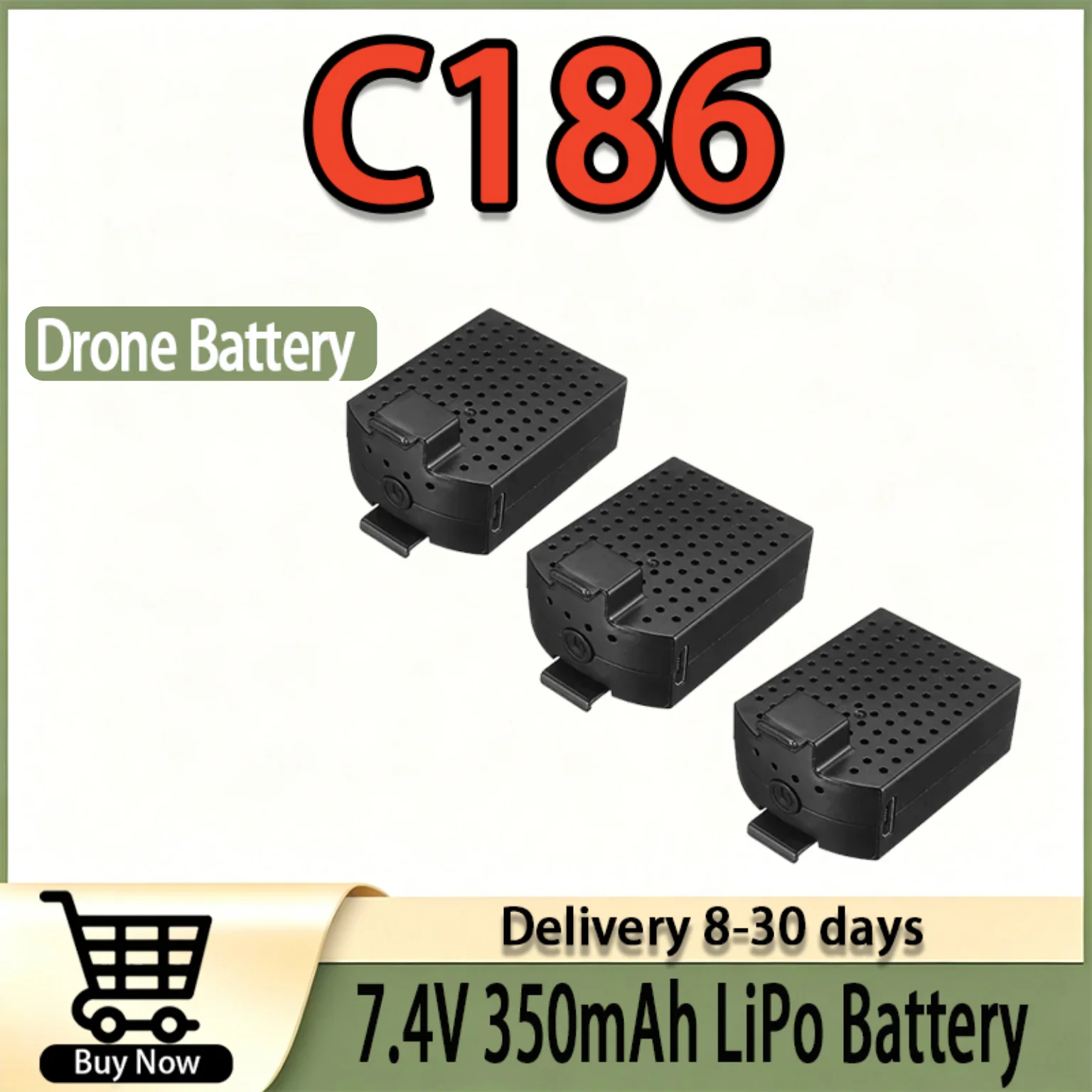

Consistent Output 7.4V 350mAh LiPo Power Unit 15Mins Sustained Flight for RC ERA C186 BO-105 E120 Helicopter Fitting Parts