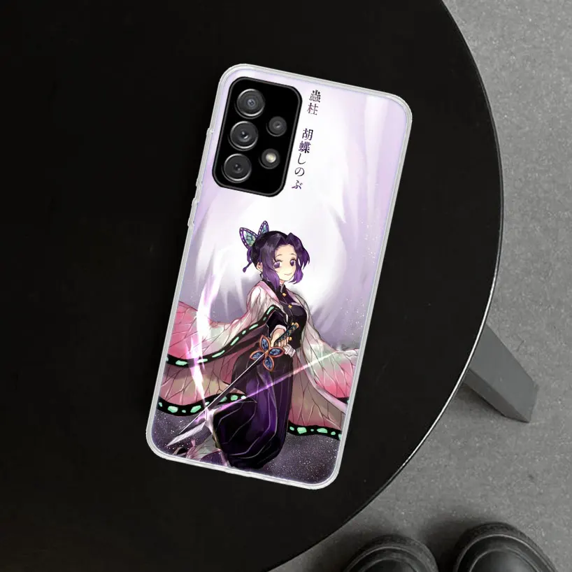 Demon Slayer Shinobu Kocho Phone Case for Samsung Galaxy A15 A25 A35 A55 A14 A24 A34 A54 A04S A13 A23 A33 A53 A03S A52 A12 A22 A