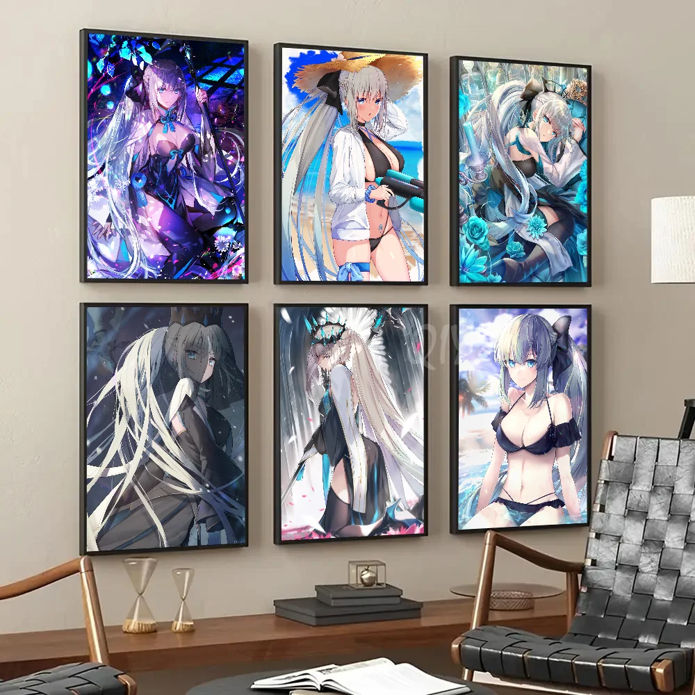 Bikini Fate Grand Order Morgan Le Fay Poster Paper Print Home Living Room Bedroom Bar Restaurant Cafe Art Painting Decor