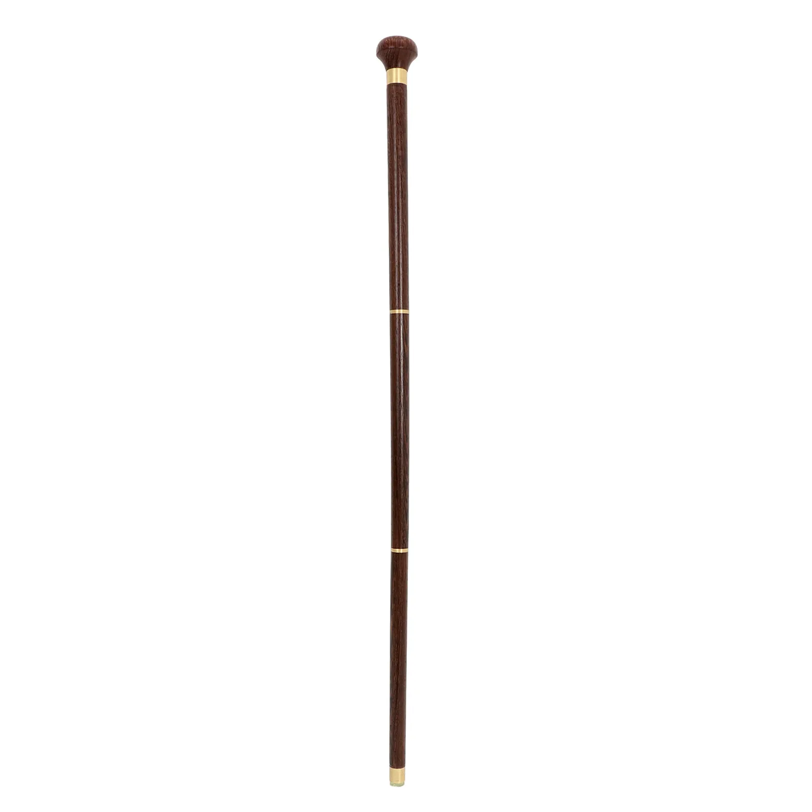 

Three-Section Wooden Walking Stick with Anti-Slip Grip Detachable Design for Mobility and Outdoor Activities