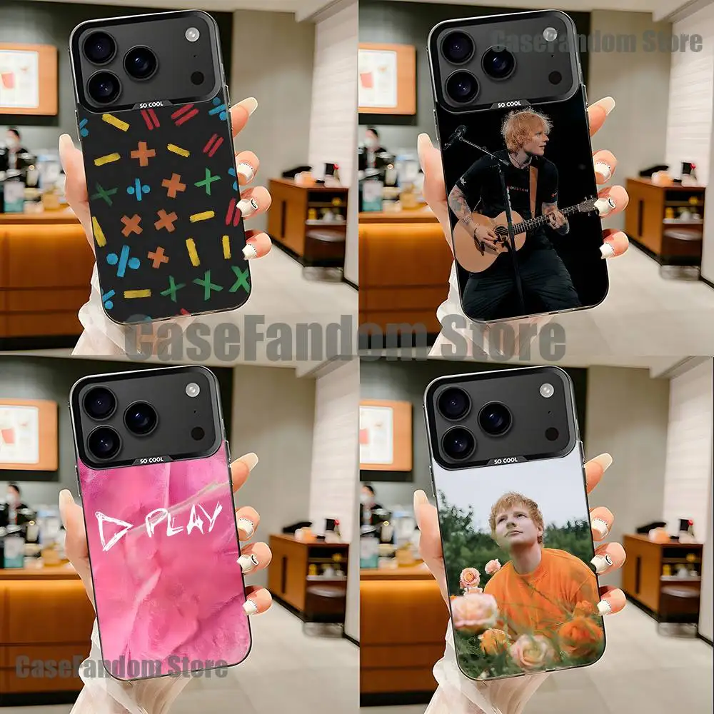 

Ed S-Sheeran Albums Phone Case For iPhone 17,16,15,14,13,12,11,Pro,Max,Plus,Black Matte Shockproof Cover