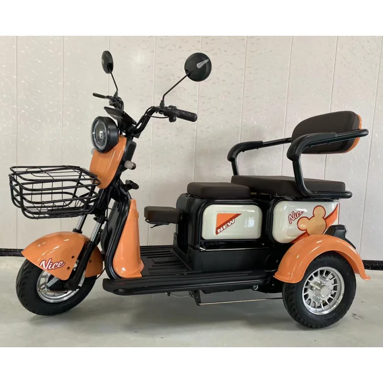 Y3-V9 Chinese Scooter 3 Wheels Electric Tricycle Elderly 25km/H Electric Tricycle For Handicapped And Elderly Max Speed 50km