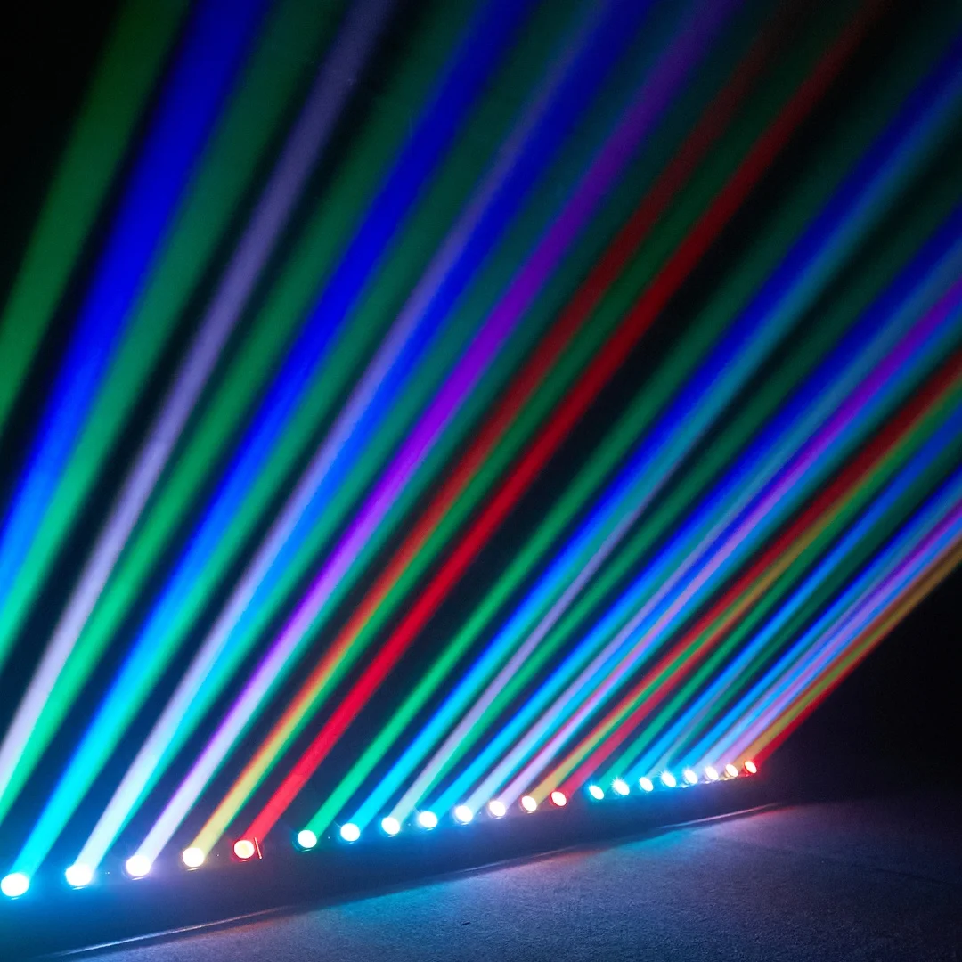 Iluminación con cabezal móvil de 8x12W, 4 en 1, RGBW, LED, lavado de haz DMX512 para DJ, discoteca, boda, fiesta, Club nocturno, luz de escenario