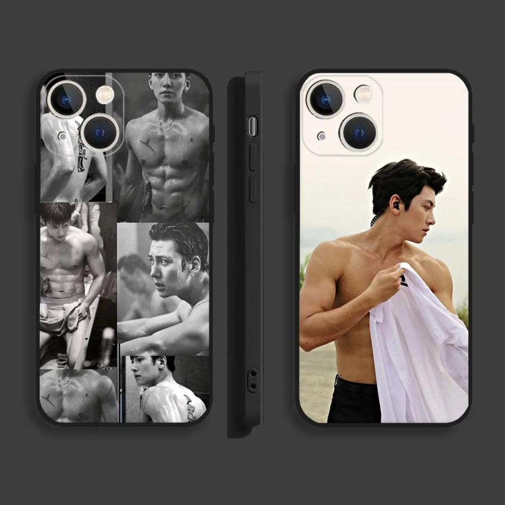 Ji Chang Wook Phone Case For iPhone15,14,13,12,11,Pro,Max,Plus,Mini,X,XS,XR,8,7,6,S,Plus,SE Soft Black Case