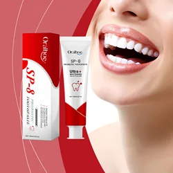 Probiotic Mint Toothpaste Sp8 Fresh Breath Remove Plaque Stain Keep Brighten Reduce Yellow for Smoker Teeth Oral Care Toothpaste