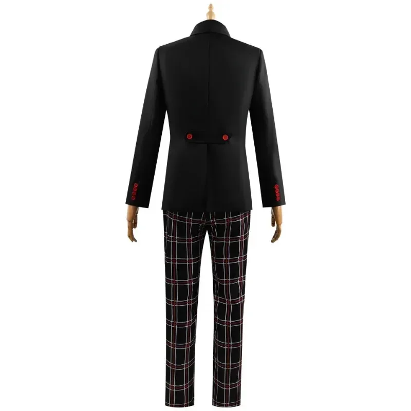 

asdh8@Amamiya Ren Cosplay Costume Men's Academy School uniform Halloween Party Black Suit Coat SetCOSda@