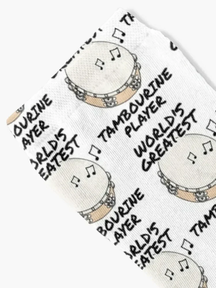 World's Greatest Tambourine Player Tambourinist Church Musician Socks winter thermal funny gifts Socks Ladies Men's