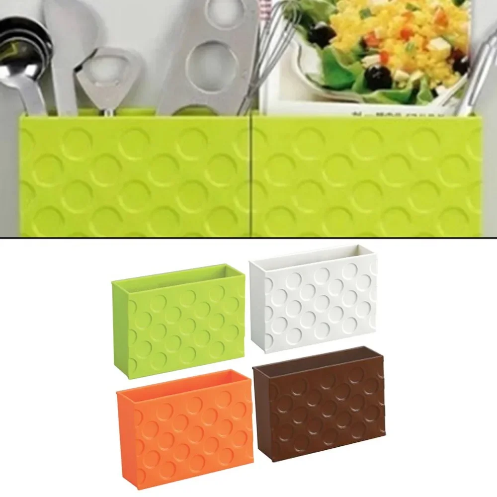 Kitchen Container Shelf Tool Kitchenware Utensils Organizer Rack Hanging Save Space Creative Fridge Magnet Magnetic Storage Box