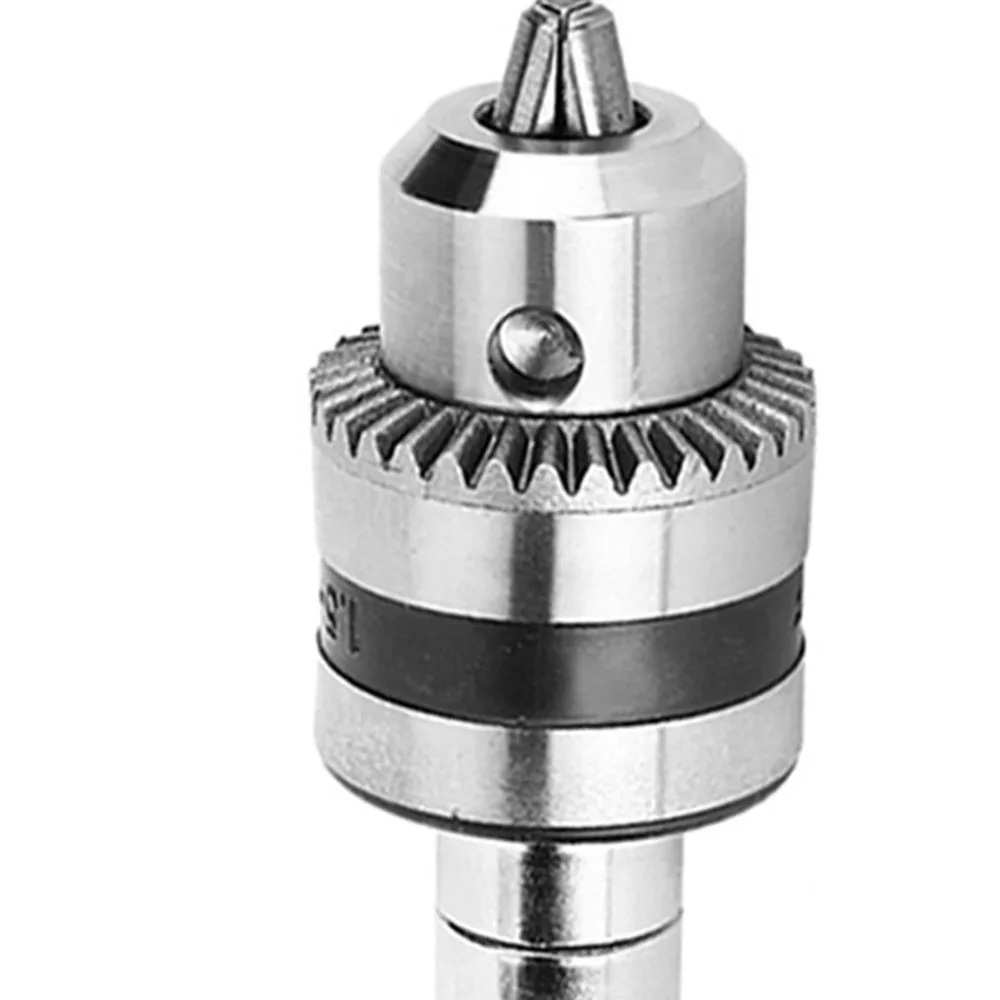 1.5-10mm Clamping Range Drill Chuck with Key With Chuck Key & Wrench Threaded Mount ） Key Type Drill Chuck Aluminum Alloy