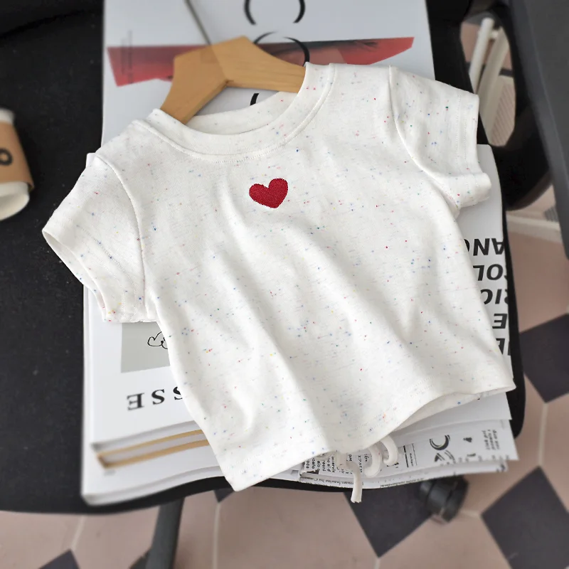 Girls Short Sleeve Summer Kids Children T Shirt Half Sleeve Top New Baby Girl Summer Outfit Modal Stylish Base Layer T